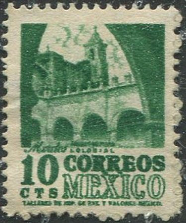 Stamp: Torre de los Remedios near Mexico City (Mexico(Ethnicity and  History) Mi:MX 738X,Sn:MX 732,Yt:MX 524,Sg:MX 601